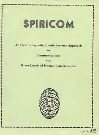 Livreto A Transcript of the Recording SPIRICOM – Its Development & Potential