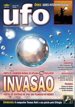 Flotillas de OVNIs. Capa da revista UFO promove a 