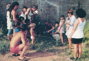  Local onde foi avistada a “criatura” pelas três principais testemunhas. (Foto: revista Manchete)