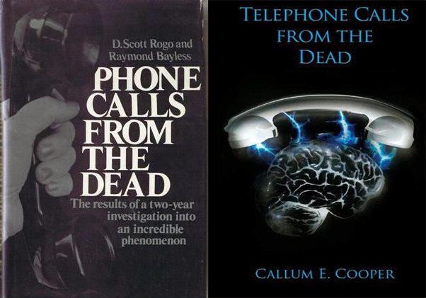 Os dois livro sobre telefones de suposta origem de pessoas que já faleceram