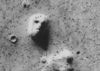 O "rosto" de Marte, em Cydonia.